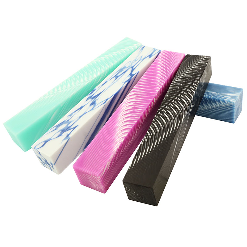 Poly resin pen blanks